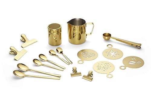 Echtwerk Koffieaccessoireset - 23-delig - Goud