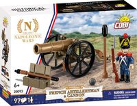 French COBI 20093 Artilleryman & Cannon Napoleon War
