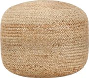 vidaXL Poef handgemaakt 45x30 cm Jute Bruin