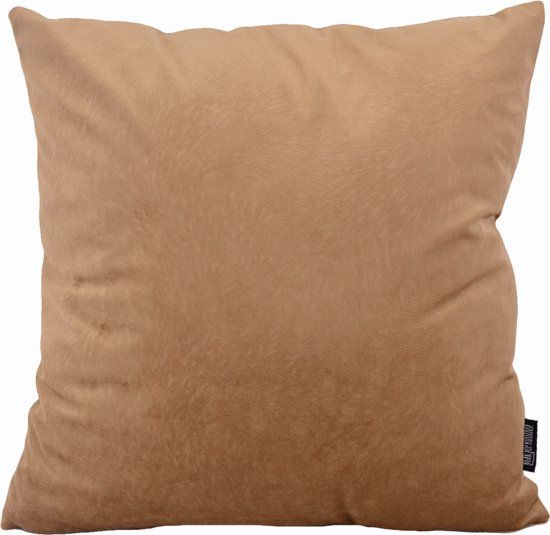 Velvet Chic Brown Kussenhoes - 45 x 45 cm - Gek op Kussens!