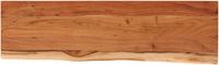 vidaXL Tafelblad rechthoekig natuurlijke rand 120x40x3,8 cm acaciahout