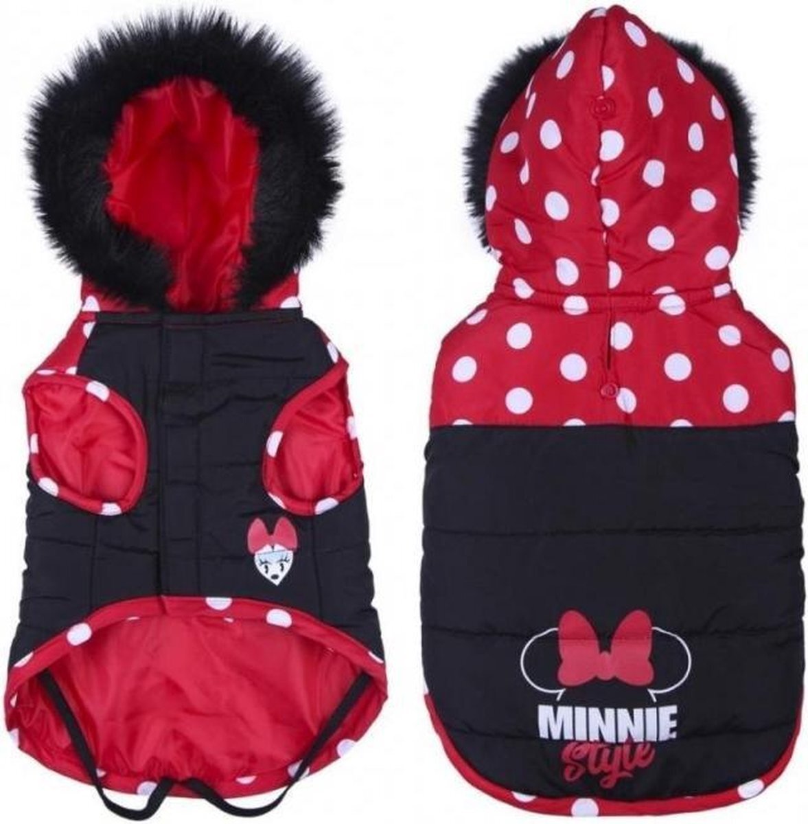 Disney Minnie Mouse Hondenjas rood