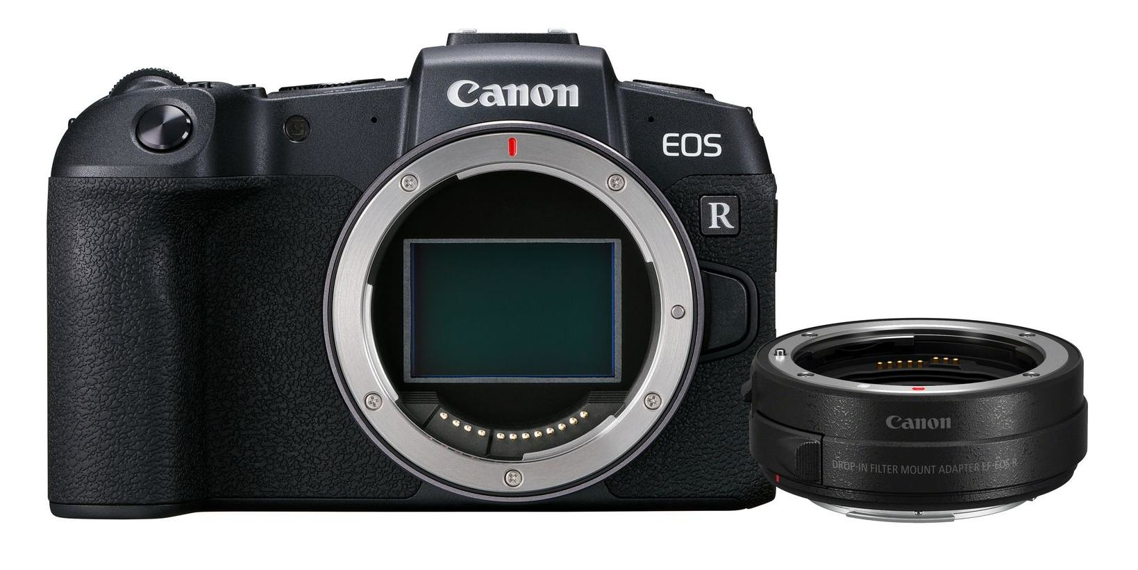 Canon EOS RP Body + EF-EOS R Adapter zwart