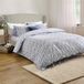 Wylder Nature Hannah Dekbedovertrekset - 100% getrommeld katoenen bloemen beddengoed met striksluitingen (blauw - super king)