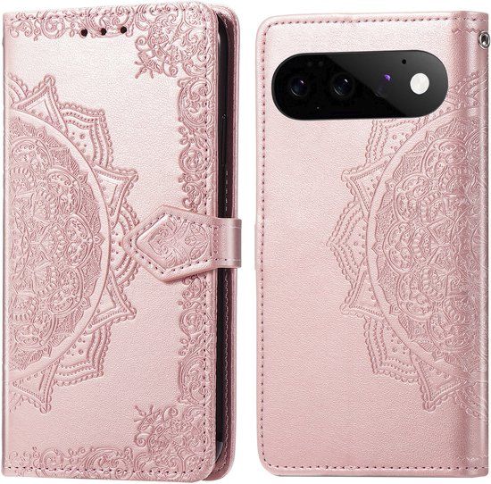 imoshion Hoesje - Geschikt voor Google Pixel 11 Pro - Mandala Bookcase - Rose Gold