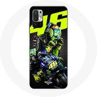 Maniacase Hoesje voor Xiaomi Poco M3 Pro Valentino Rossi motoGP 46 autocoureur