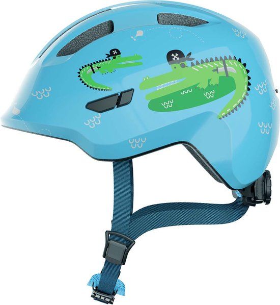 Abus Smiley 3.0 Kinderfietshelm - Blue Croco - Maat M