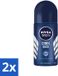 Nivea Cool Kick Mannen Rollerdeodorant 2 x 50 ml