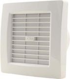 Europlast Badkamerventilator diameter 120 mm WIT met AUTOMATISCHE SLUITKLEP en TIMER - luxe X120ZT