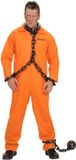 Kostuum Finidi Boevenpak Inmate Oranje Maat L