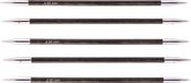 KnitPro Royale sokkennaalden 20cm 4.50mm hout Zwart 5 stuks