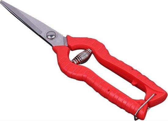 Heble® Precisie Snoeischaar - 21cm RVS Oogst-schaar voor snijbloemen en licht snoeiwerk