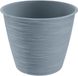Prosperplast Pot de fleurs Paintstripe - Gris - 20 x 24 cm - Intérieur/Extérieur