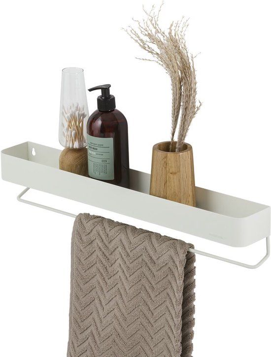 Sealskin Brix Wandrek met Handdoekrek - 55 cm - Wit - Modern Design