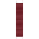 VidaXL Plissé rolgordijn 55x100 cm stofbreedte 54,4 cm bordeauxrood