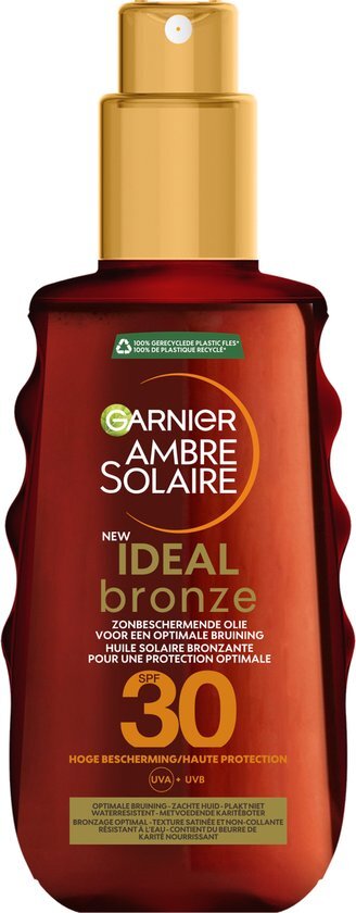 Garnier Ambre Solaire Zonnebrand Olie SPF 30 - Beschermende olie voor tanning - 150 ml