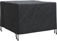vidaXL Loungesethoes Zwart 99 x 99 x 60 cm