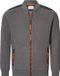 Babista heren Sweatvest - 72/74 - Donkergrijs - Katoen/Polyester - Plus Size