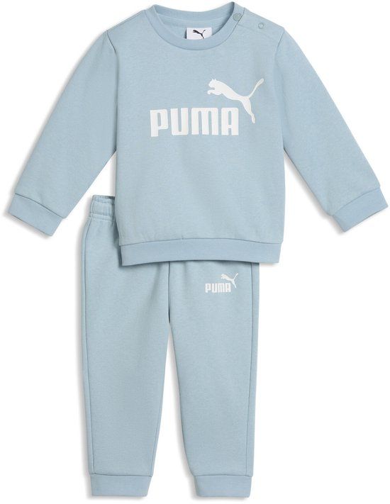 PUMA MINICATS ESS Crew Set FL INF Unisex Trainingspak - Seafoam