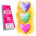 ZIMPLI - 3 x Love Heart Value Bath Bomb cadeauset, fonkelend schoonheidscadeau voor vrouwen, voor haar, vrouw, vriendin, sokken