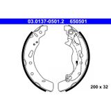ATE Jeu de mâchoires de frein à disque 03.0137-0501.2