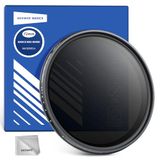 NEEWER BASICS 72 mm variabel ND-filter, ND2-400 1-9 stops lichtreductie, draaibaar variabel grijsfilter, neutral-density-filter met anti-vingerafdrukcoating, slank frame voor cameralens
