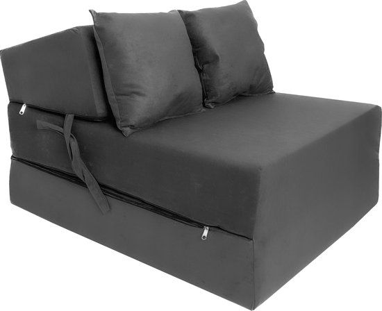 Viking Choice Opvouwbaar matras - logeermatras - 200x70x15 cm - antraciet