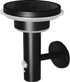 OSRAM ENDURA Style Solar buitenverlichting, zwart, roestvrij staal, IP44, bewegings- en daglichtsensor, op zonne-energie