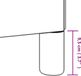vidaXL Boxspring met matras, stof, zwart, 120x200 cm