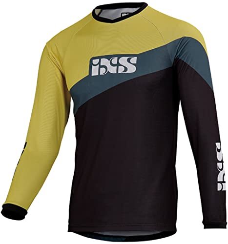 IXS Race Kids Jersey Black-Yellow KXL (164) onderhemd, geel, XL