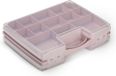 PLASTICFORTE Opbergdoos - Oudroze - Kunststof - 28 x 21 cm - met deksel