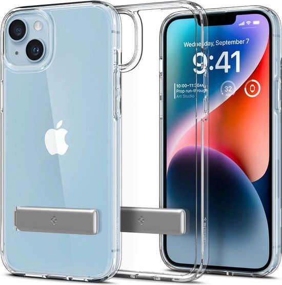 Spigen Ultra Hybrid S iPhone 14 Plus Hoesje Back Cover Transparant