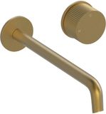 Hotbath Guy Diamond GY005D inbouw wastafelmengkraan (afbouwdeel) Geborsteld messing PVD