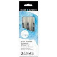 Daler Rowney Simply - Aquarelpenseel - 3 stuks - maat: klein, medium, groot