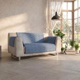 Comfort Anti-slip bankhoes, 2 plaatsen, donkerblauw