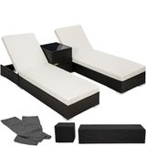 Tectake 401500 Tuinbeugelset Zwart