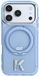 Karl Lagerfeld - Rigide IML Ring Stand MagSafe Kameo Metal (KLHMP18L6HRSMKMB) - iPhone 18 Pro / iPhone 17 Pro - Bleu