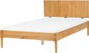 Beliani AMBAZAC - Bed - Lichtbruin - 120 x 200 cm - Grenenhout
