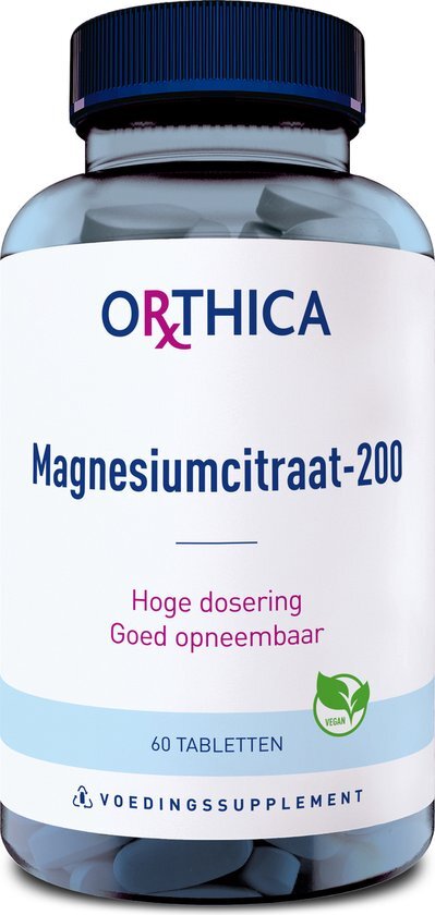 Orthica Magnesiumcitraat-200 60 tabletten