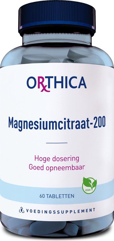 Orthica Magnesiumcitraat-200 - 60 tabletten