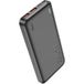 HOCO J101 Powerbank 10000mAh 22.5W QC + PD 1x USB-C - 2x USB-A Noir