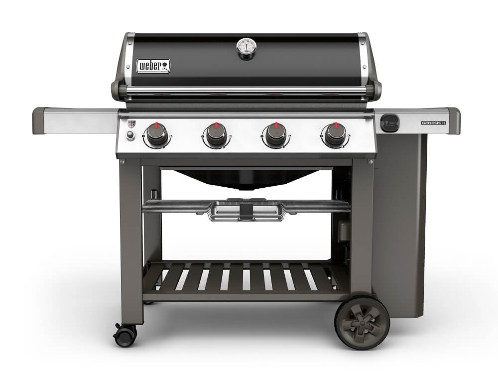 Weber Genesis II E-410 GBS Black gasbarbeque / zwart / rechthoekig