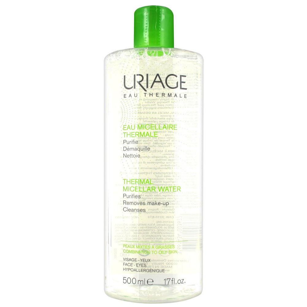 Uriage Thermaal Micellair Water gemengde tot vette huid Micellaire oplossing 500 ml