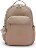 Kipling Seoul Backpack 27L Tan Beige Taupe