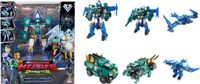 QUANTUM HEROES DINOSTER Dinoster - quantum heroes - robot figuren 6 in 1 - transformeerbare mega robots - 28cm - stego blast wing