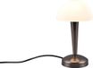 RL LIVE YOUR LIGHT Trio - Tafellamp CANARIA - Zwart-chroom - 15x15x26.5 cm