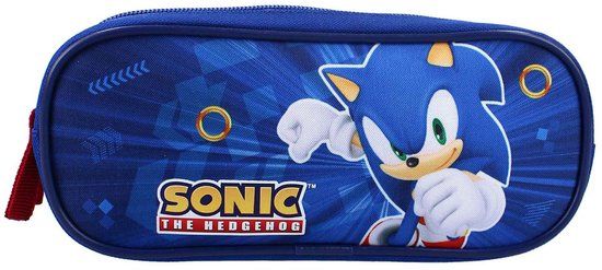 Vadobag Sonic etui blauw met 2 vakken