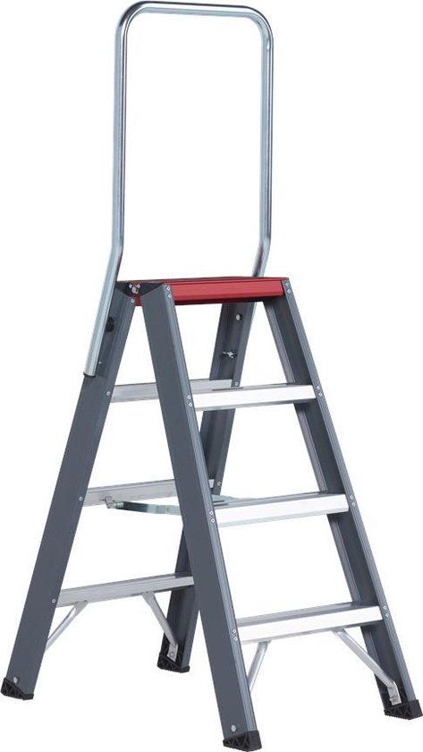 Altrex Falco FDO 4 Dubbele trap - Aluminium - 2 x 4 treden - 2.90 m. werkhoogte