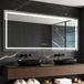 Miroir LED pour salle de bain, 80x180 cm, avec fonction anti-buée, 3 couleurs, protection IP44