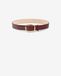 Isabel Marant Ceinture Dara En Cuir - Femme - Bordeaux - Taille75
